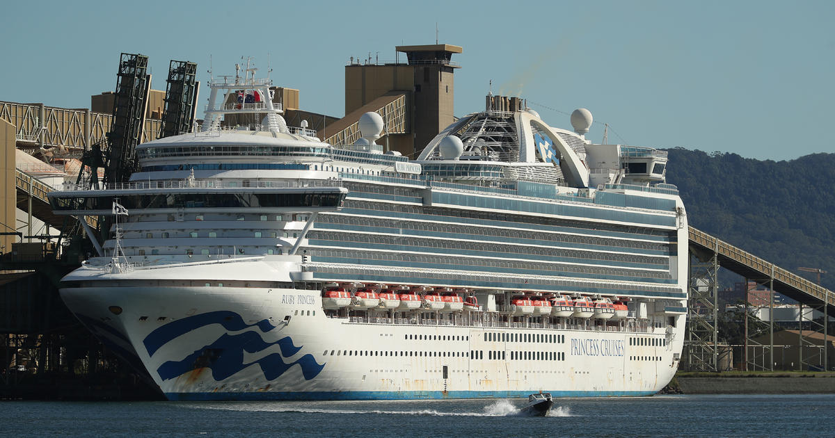 Ruby Princess cruise ship docked in San Francisco with 143 cases of COVID-19