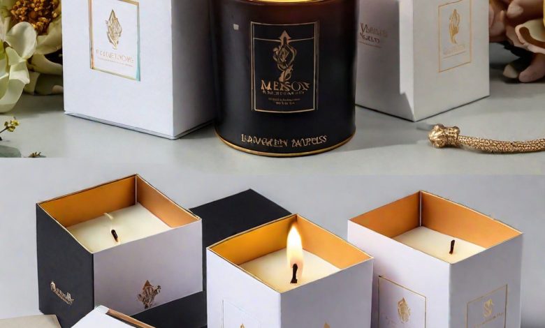 candle boxes with insert