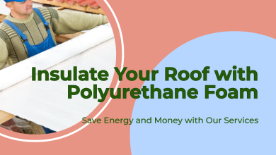 Roof insulation with polyurethane foam